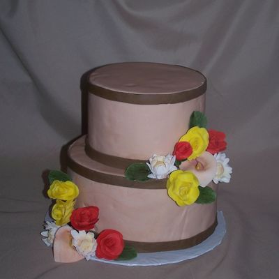 Sugar Flower Cake