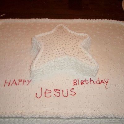 Christmas Celebration Cake For Church Supper