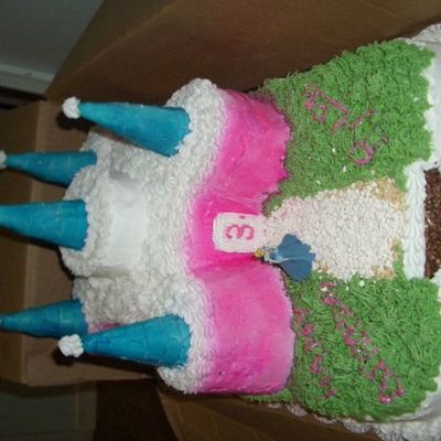 Castle Cake 3 Yr Old