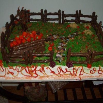 Fall Festival Cake At Church