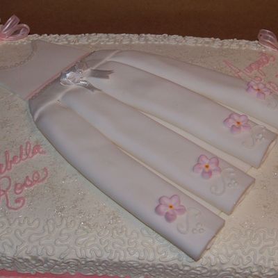 Christening Dress Cake
