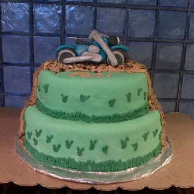 Motorcycle Cake