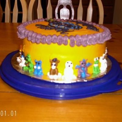 Side Of Webkinz Cake