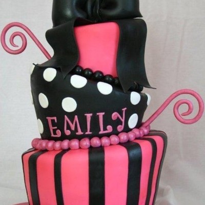 Pink Black Topsy Turvy