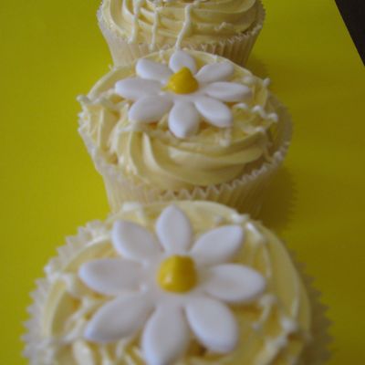 Lemon Daisy Cupcakes