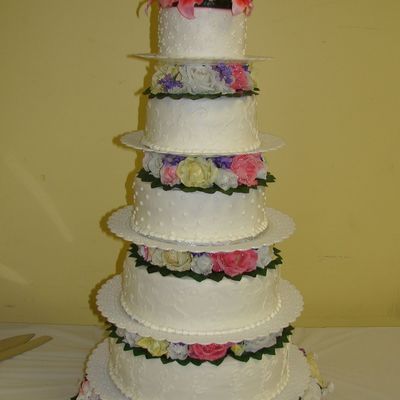 Five-Tier Wedding Cake