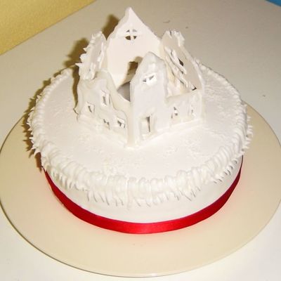 Christmas Cake With Light
