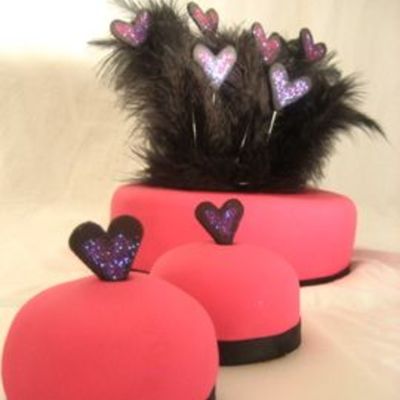 Hot Pink Mini Cakes