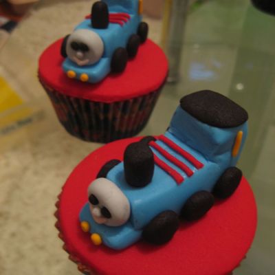 Thomas The Tank Engine Cupcakes