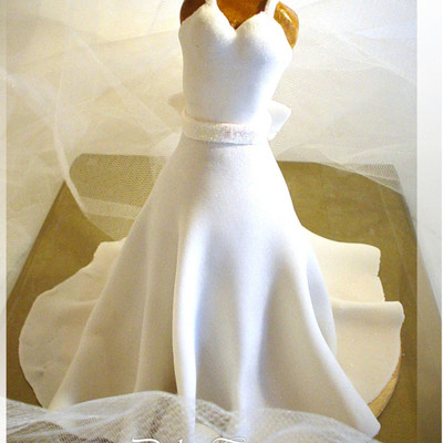 Wedding Dress Cake
