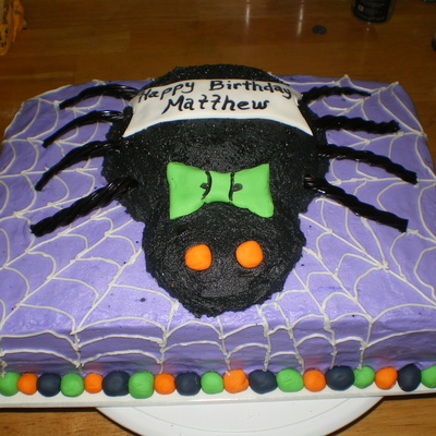 Birthday Halloween Cake