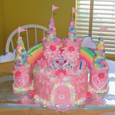 Princess Castle Cake