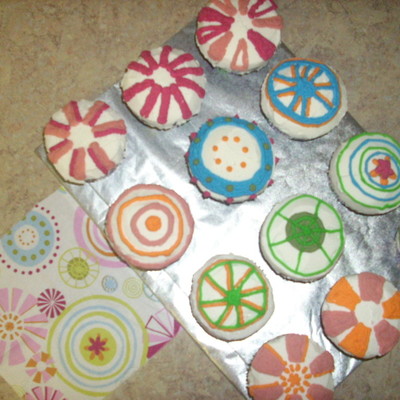 Patterned Cupcakes