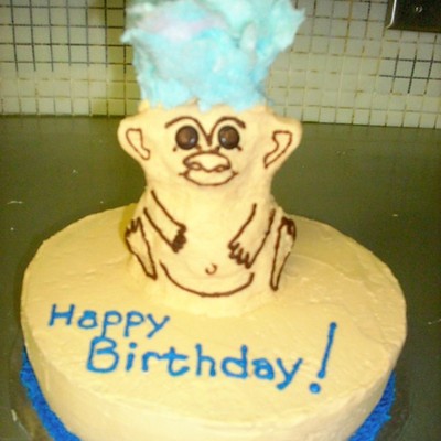 Troll Doll Cake