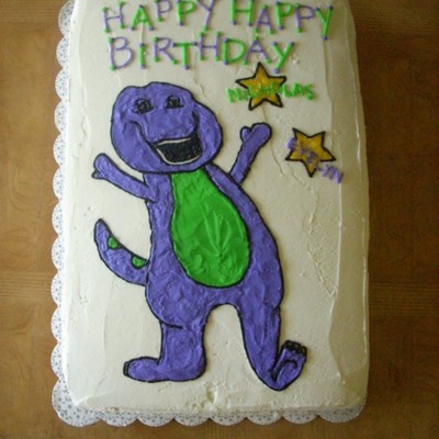 Barney Cake