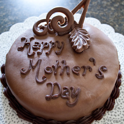 Chocolate Fondant Mother's Day Cake
