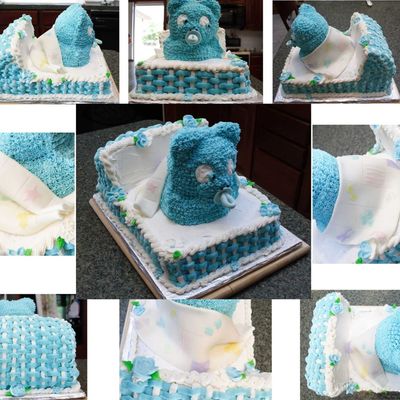 Bear In A Basinet