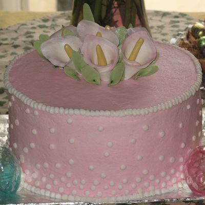 Easter Calla Lillie Cake