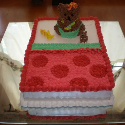 Teddy Bear In A Crib