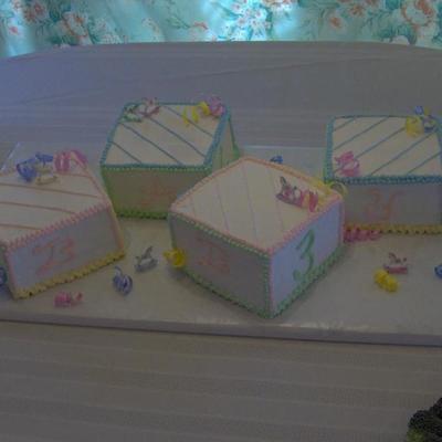Baby Block Cake
