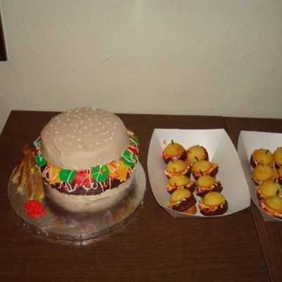 Hamburger Cake