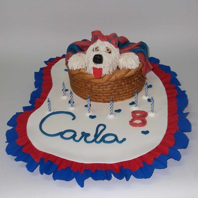 Tarta Perrito Futbol Club Barcelona