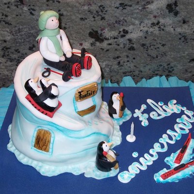 Tarta Esquiador