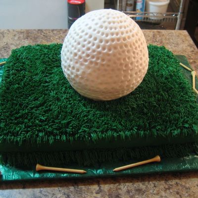 Golf Ball Grooms Cake
