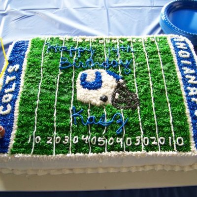 Indianapolis Colts Birthday Cake