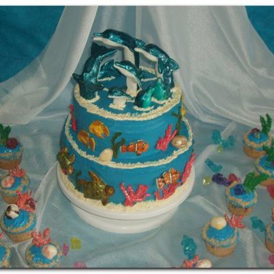 Dolphin Cake