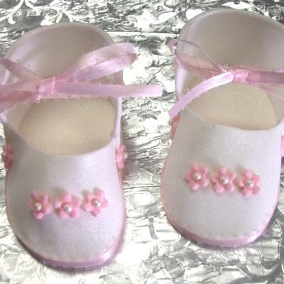 Girl Baby Booties