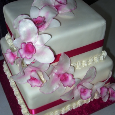 Pink Orchid Cake