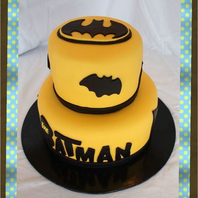 Batman Fondant Birthday Cake