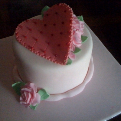 Valentine's Heart Cake
