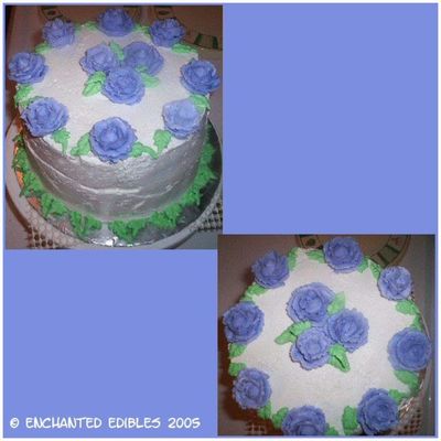 Purple Rose Cake