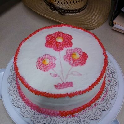 First Cake For Course 1 Wilton Classes