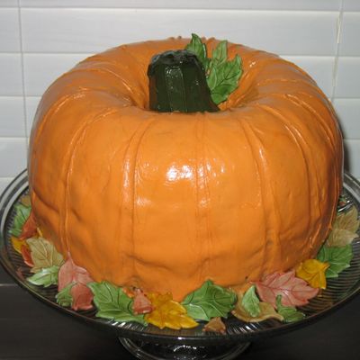 First Pumpkin Cake