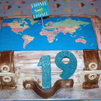 Suitcase, Travel Cake