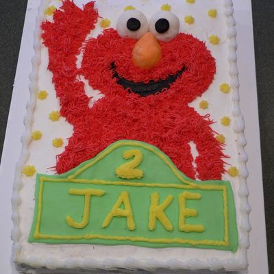 Elmo Cake