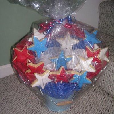 Star Cookie Bouquet