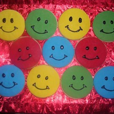 Smiley Face Multi Color
