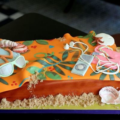 Beach Towel With Ipod