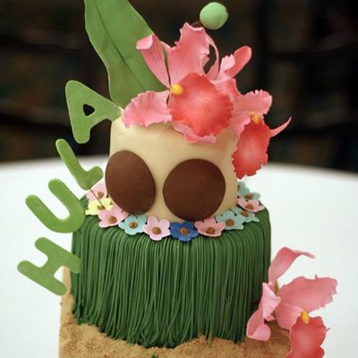 One Of Trio Of Mini Wedding Cakes.