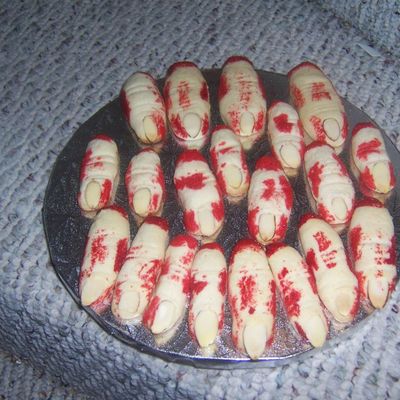 Halloween Finger Cookies