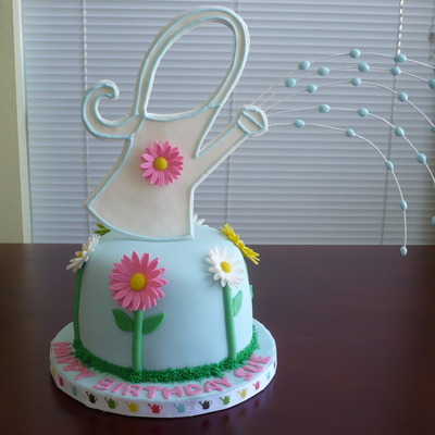 Gardening Birthday Cake