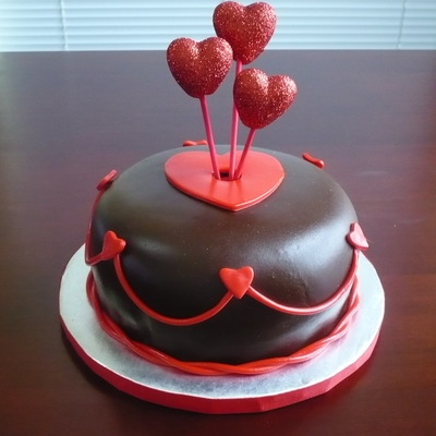 Chocolate Valentine Cake