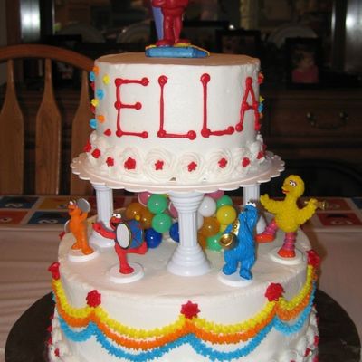 Elmo Birthday Cake