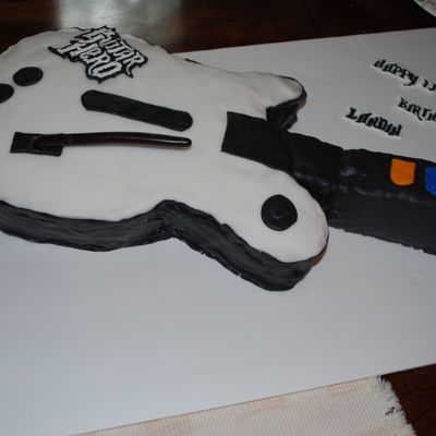 Guitar Hero Cake