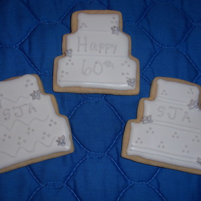 60Th Wedding Anniversary Cookies