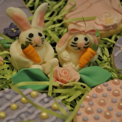 Fondant Easter Rabbits